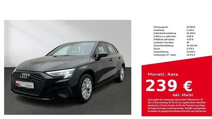 Schwarz Gebraucht 2022 Audi A3 Sportback e-tron Kleinwagen | 25.880 € (Fairer Preis)