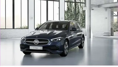 Gebraucht Mercedes C220 Avantgarde 200 PS (147 kW) 2023 Blau Limousine