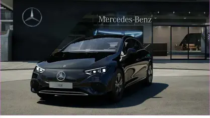 Gebraucht Mercedes EQE300 Electric Art 180 kW (245 PS) 2023 Schwarz