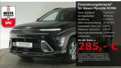 Gebraucht Hyundai Kona Trend 137 PS (100 kW) 2025 Schwarz SUV