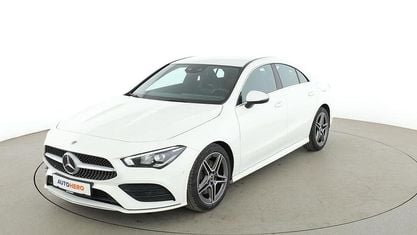 Brugt Mercedes CLA200 AMG line 163 HK (119 kW) 2020 Hvid Sedan