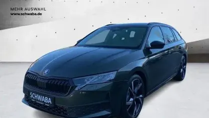 Neu Skoda Octavia SportLine 150 PS (110 kW) 2026 Grün Kombi