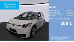 Weiß Gebraucht 2021 VW ID.3 Pro Performance Kleinwagen | 20.890 € (Fairer Preis)