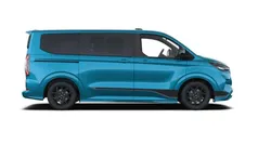 Digital aqua blue metallic Neu 2025 Ford Tourneo Custom Sport Van / Kleinbus | 57.627 € (Fairer Preis)