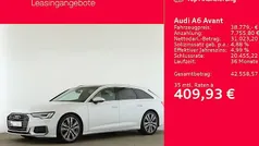 Gletscherweiß metallic Gebraucht 2023 Audi A6 Sport Kombi | 38.779 € (Fairer Preis)