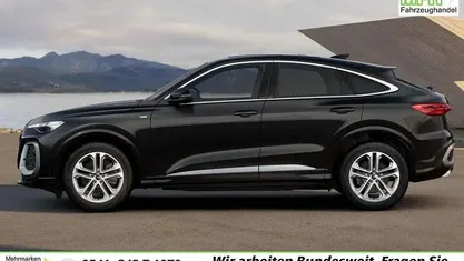 Mythosschwarz metallic Neu 2025 Audi Q5 Sportback S-Line SUV | 64.003 € (Superpreis)
