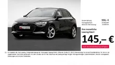 Schwarz Gebraucht 2024 Audi A3 Sportback Advanced Limousine | 30.655 € (Fairer Preis)
