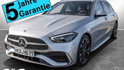 Metalliclack hightechsilber Gebraucht 2025 Mercedes C200 AMG Kombi | 42.829 € (Fairer Preis)
