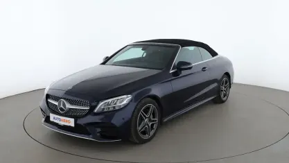 Gebraucht Mercedes C220 AMG line 194 PS (142 kW) 2019 Blau Cabrio