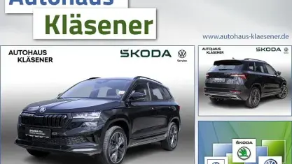 Neu Skoda Karoq SportLine 150 PS (110 kW) 2026 Schwarz SUV