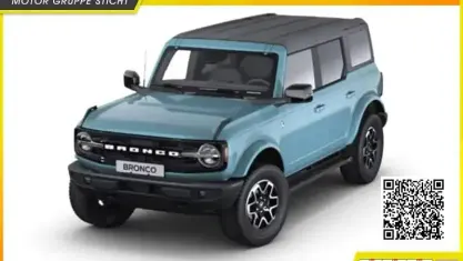 Ny Ford Bronco Outer Banks 334 HK (245 kW) 2026 Svart SUV