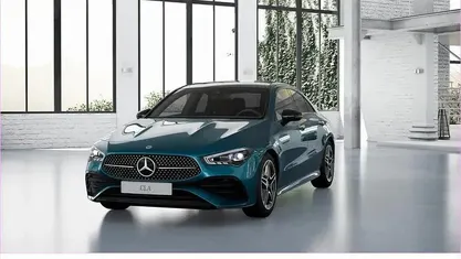 Lack hyperblau Gebraucht 2026 Mercedes CLA200 AMG Coupé | 39.890 € (Fairer Preis)