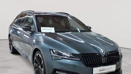 Quarzgrau metallic Gebraucht 2020 Skoda Superb SportLine Kombi | 28.990 € (Fairer Preis)