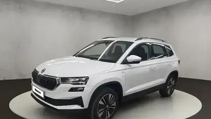 Gebraucht Skoda Karoq Ambition 150 PS (110 kW) 2022 Moonweiß perleffekt / moonweiss metallic SUV