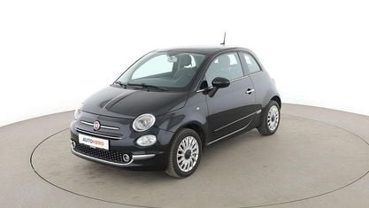 Brugt Fiat 500 Lounge 69 HK (50 kW) 2019 Sort Sedan