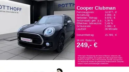 Gebraucht Mini Cooper D Clubman 150 PS (110 kW) 2016 Schwarz Kombi