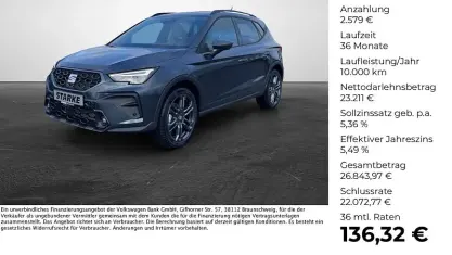 Ny Seat Arona FR 116 HK (85 kW) 2026 Hvid SUV