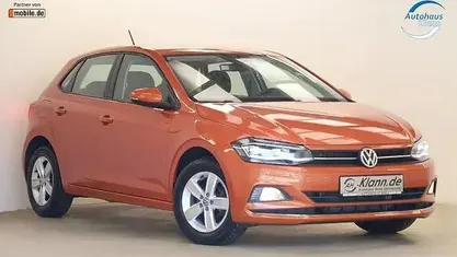 Usata VW Polo Highline 95 CV (69 kW) 2019 Arancione Berlina