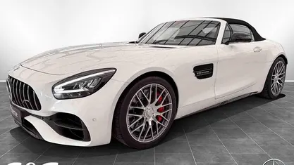 Gebraucht Mercedes AMG GT AMG 557 PS (409 kW) 2019 Designo diamantweiß bright Cabrio