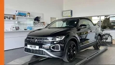 Deep black perleffekt / schwa Gebraucht 2024 VW T-Roc Cabriolet Style Cabrio | 33.990 € (Fairer Preis)