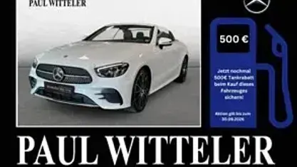 Gebraucht Mercedes E200 AMG line 197 PS (144 kW) 2021 Unilack polarweiß Cabrio