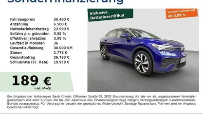 Gebraucht VW ID.5 Pro 127 kW (174 PS) 2023 Blue dusk metallic SUV