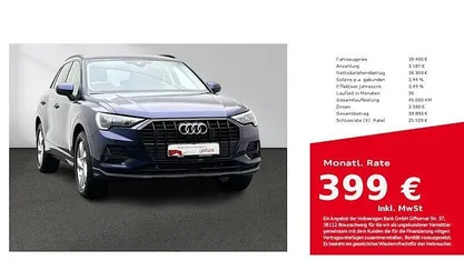 Navarrablau metallic Gebraucht 2025 Audi Q3 Advanced Plus SUV | 39.490 € (Fairer Preis)