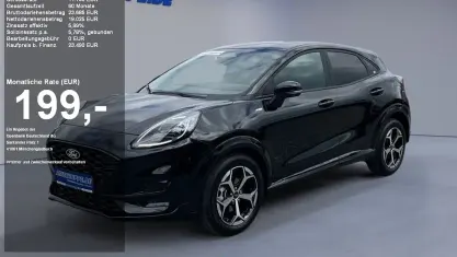 Neu Ford Puma ST-Line 125 PS (91 kW) 2025 Agate black met SUV