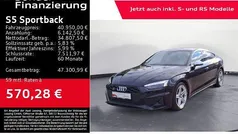 Schwarz Gebraucht 2021 Audi S5 Sportback Ambiente Kleinwagen | 40.450 € (Guter Preis)