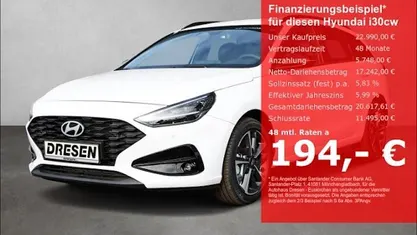 Weiß Gebraucht 2025 Hyundai i30 Advantage Kombi | 22.990 € (Fairer Preis)