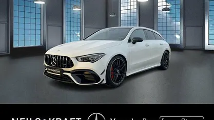 Weiß Gebraucht 2023 Mercedes CLA45 AMG Shooting Brake AMG Kombi | 41.680 € (Guter Preis)