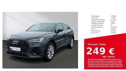 Gebraucht Audi Q3 Sportback Ambiente 150 PS (110 kW) 2022 Nanograu metallic SUV
