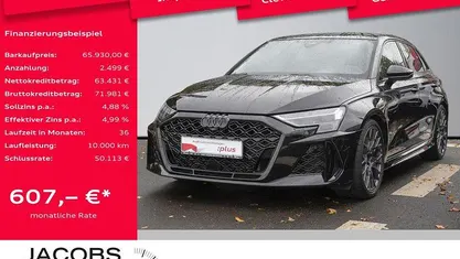 Mythosschwarz Gebraucht 2025 Audi RS3 Sport Limousine | 65.930 € (Fairer Preis)