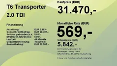 Schwarz Gebraucht 2016 VW T6 Comfortline Van | 31.470 € (Superpreis)