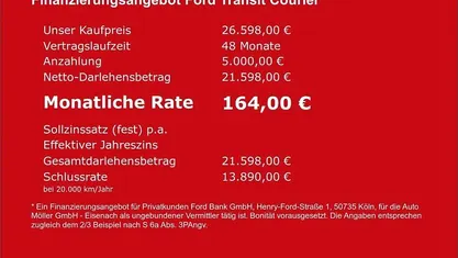 Silber Neu 2026 Ford Transit Trend Van / Kleinbus | 26.598 € (Fairer Preis)