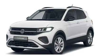 Pure white Gebraucht 2025 VW T-Cross Goal SUV | 21.490 € (Fairer Preis)