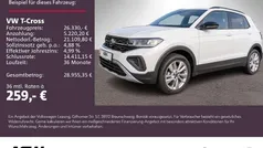 Pure white Gebraucht 2025 VW T-Cross Goal SUV | 26.330 € (Guter Preis)