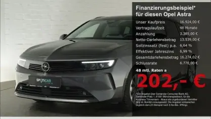 Gebraucht Opel Astra Elegance 131 PS (96 kW) 2023 Grau Kleinwagen