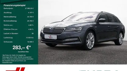 Gebraucht Skoda Superb LAURIN & KLEMENT 200 PS (147 kW) 2022 Grau / quarzgrau (metallic) Kombi