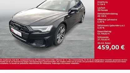 Mythosschwarz metallic Gebraucht 2025 Audi A6 S-Line Kombi | 53.254 € (Fairer Preis)