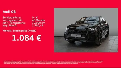 Neu Audi Q8 Ambiente 286 PS (210 kW) 2025 Schwarz SUV