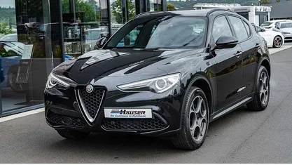 Schwarz Gebraucht 2018 Alfa Romeo Stelvio Super SUV | 24.485 € (Fairer Preis)