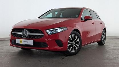 Brugt Mercedes A180 Progressive 136 HK (100 kW) 2019 Rød Sedan