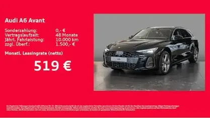 Neu Audi A6 Advanced Plus 204 PS (150 kW) 2025 Schwarz Kombi