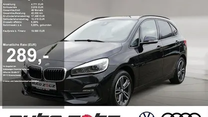 Schwarz Gebraucht 2019 BMW 220 Active Tourer Sport Line Van / Kleinbus | 19.990 € (Fairer Preis)