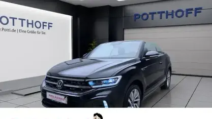 Gebraucht VW T-Roc Cabriolet R-line 150 PS (110 kW) 2022 Schwarz Cabrio