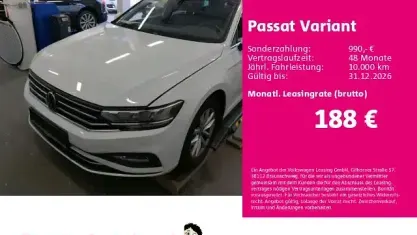 Gebraucht VW Passat Business 150 PS (110 kW) 2023 Weiss Kombi