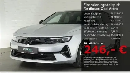 Gebraucht Opel Astra 131 PS (96 kW) 2024 Silber Kleinwagen