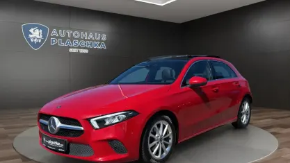 Używany Mercedes A180 Progressive 136 KM (100 kW) 2019 Czerwony