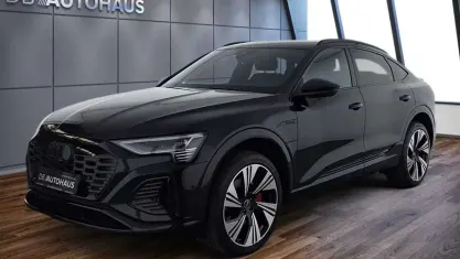 Brugt Audi Q8 e-tron S-Line 300 kW (408 HK) 2023 Sort SUV